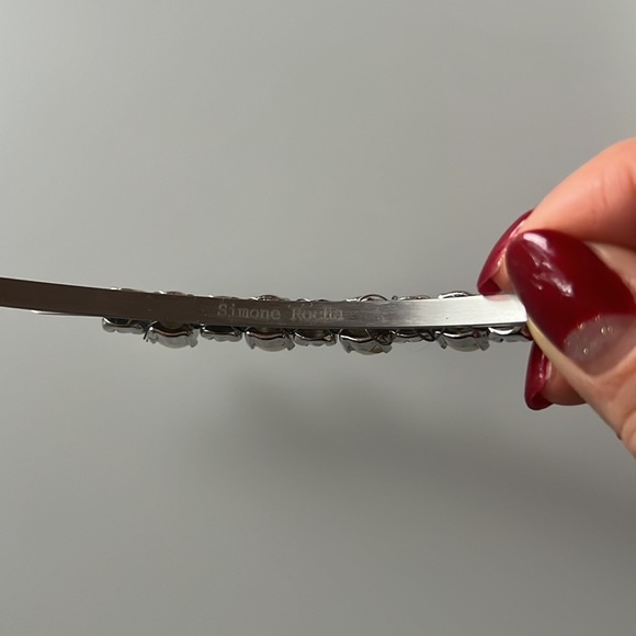 Simone Rocha Rhinestone Pearl Clip - Picture 2 of 2